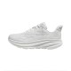 Hoka Clifton 9 All White Women Men Running Shoe