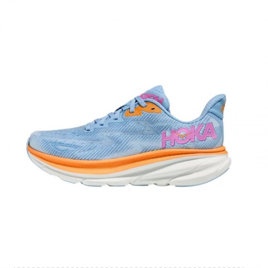 Hoka Clifton 9 Pink Blue Orange Women Men Running Shoe