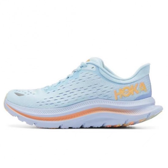 Hoka Kawana Beige Purple Ltblue Women And Men Running Shoe