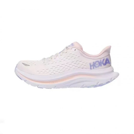 Hoka Kawana Beige White Pink Women And Men Running Shoe