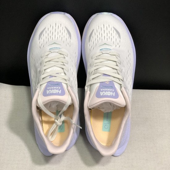 Hoka Kawana Beige White Pink Women And Men Running Shoe