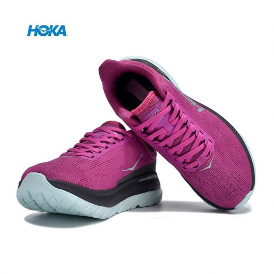 Hoka Mach 4 Purple Black White Women Men Running Shoe