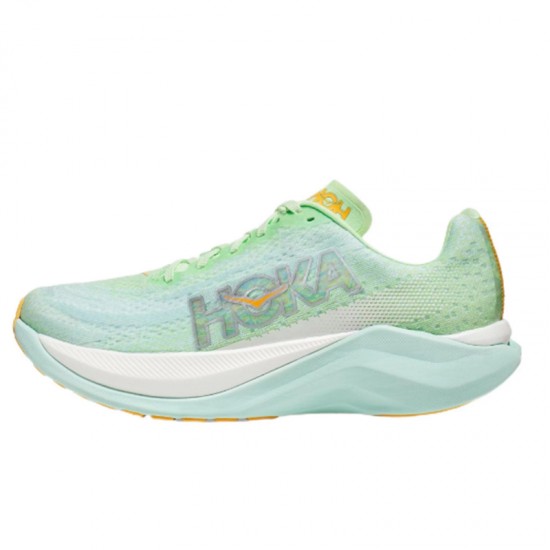 Hoka Mach X LtGreen Yellow Women Men Running Shoe