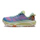 Hoka Mafate Speed Blue Pink Yellow Women Men Running Shoe