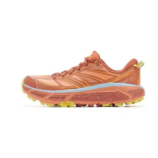 Hoka Mafate Speed Brown Yellow Women Men Running Shoe