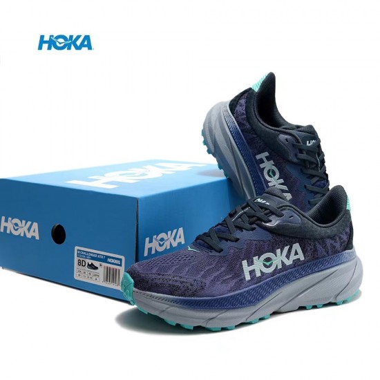 Hoka Mafate Speed Challenger 7 Deep Blue Women Men Running Shoe