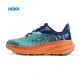 Hoka Mafate Speed Challenger 7 Orange Blue Women Men Running Shoe