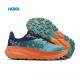 Hoka Mafate Speed Challenger 7 Orange Blue Women Men Running Shoe