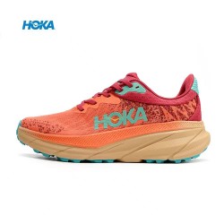 Hoka Mafate Speed Challenger 7 Orange Brown Women Men Running Shoe