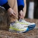 Hoka Mafate Speed Grey Yellow Blue Women Men Running Shoe