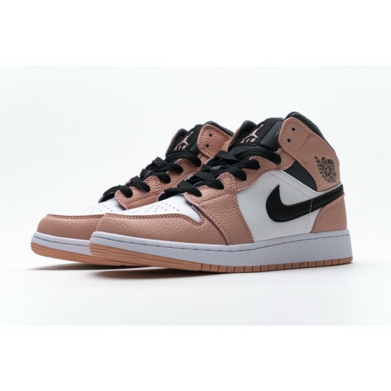 Women Air Jordan 1 Mid Pink Quartz